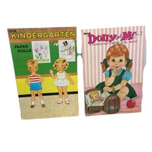 Kindergarten Paper Dolls & Dolly And Me Punch Out Paper Dolls {75}